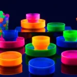 glow party plates cups